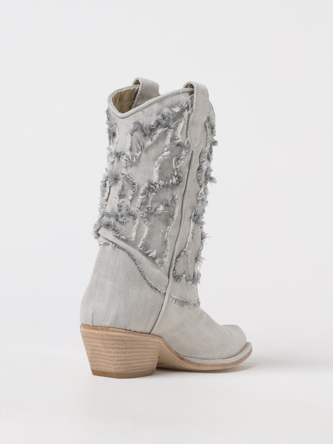 ミドルブーツ VIC MATIE Women Boots L1G3350DE18C120305 Grey Vic Matie Suede ankle boots on platform | Women's Shoes | Vitkac