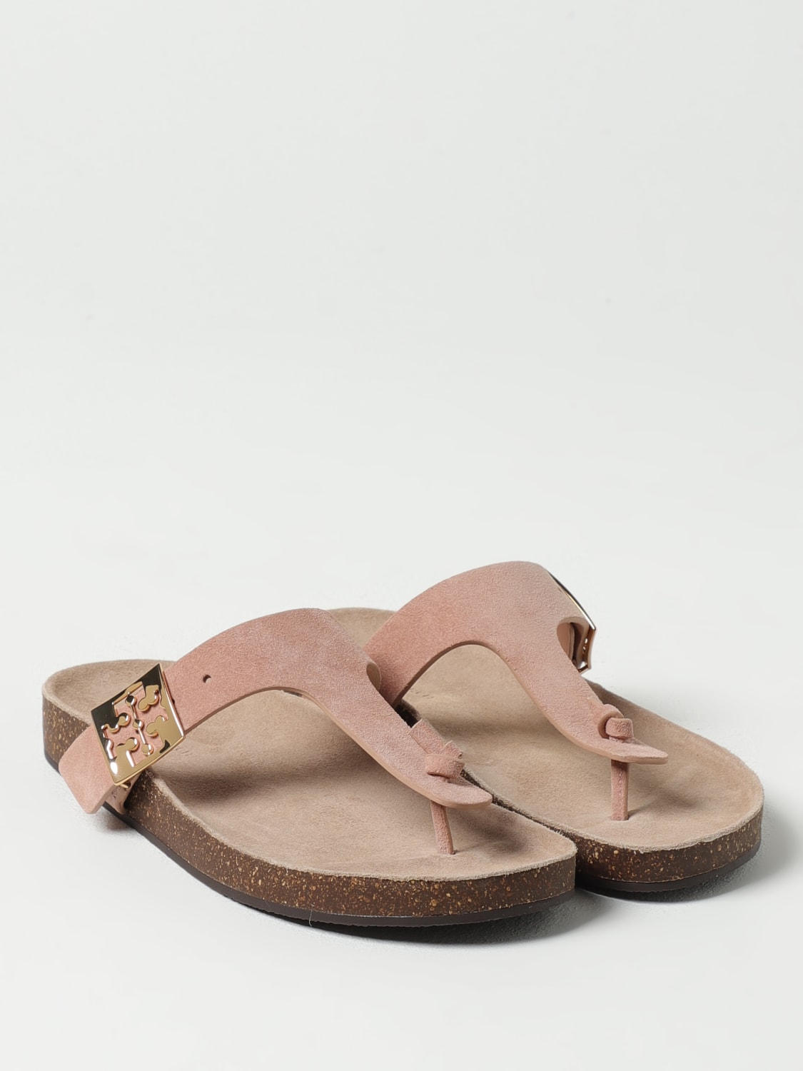 TORY BURCH HEELED SANDAL: Flat sandals woman Tory Burch, Pink - Img 2