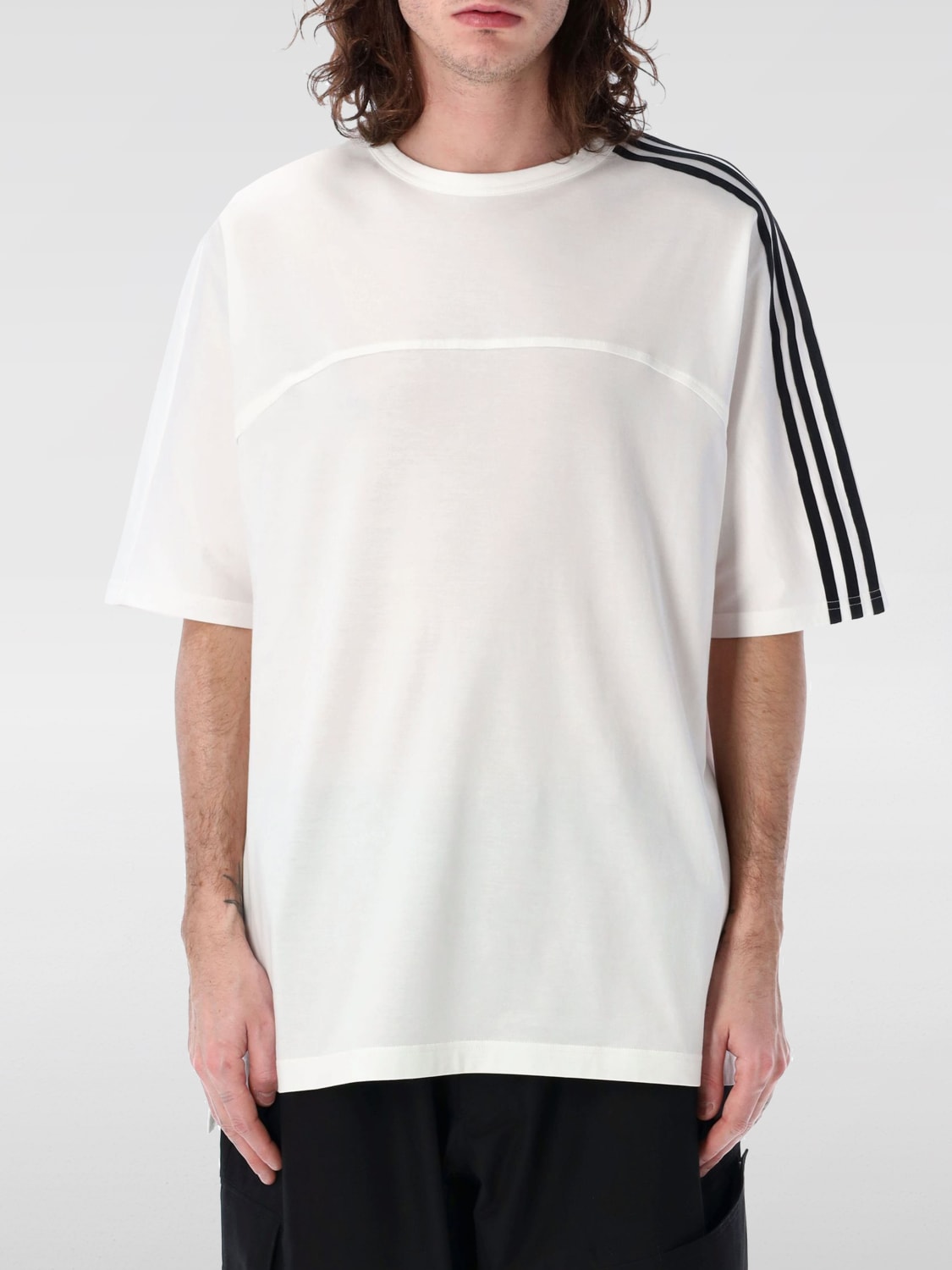 Tシャツ・カットソー Y-3 Men T-shirt White 1 JM7845 WHITE Y-3: T-shirt men - White 1 | Y-3 t-shirt JM7845 online at