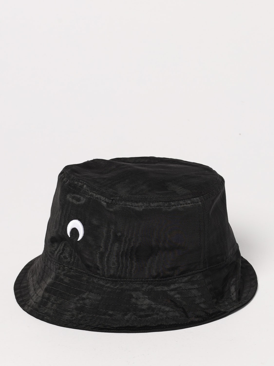 ハット MARINE SERRE Woman Hat Black UHG030ACWOV0030 BK99 MARINE SERRE: Hat woman - Black | Marine Serre hat
