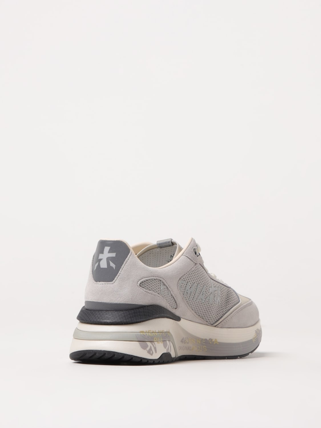 スニーカー PREMIATA Men Sneakers MOERUN7301 Grey Premiata Moerund 7301 Grey Men's Sneakers Rich In Details