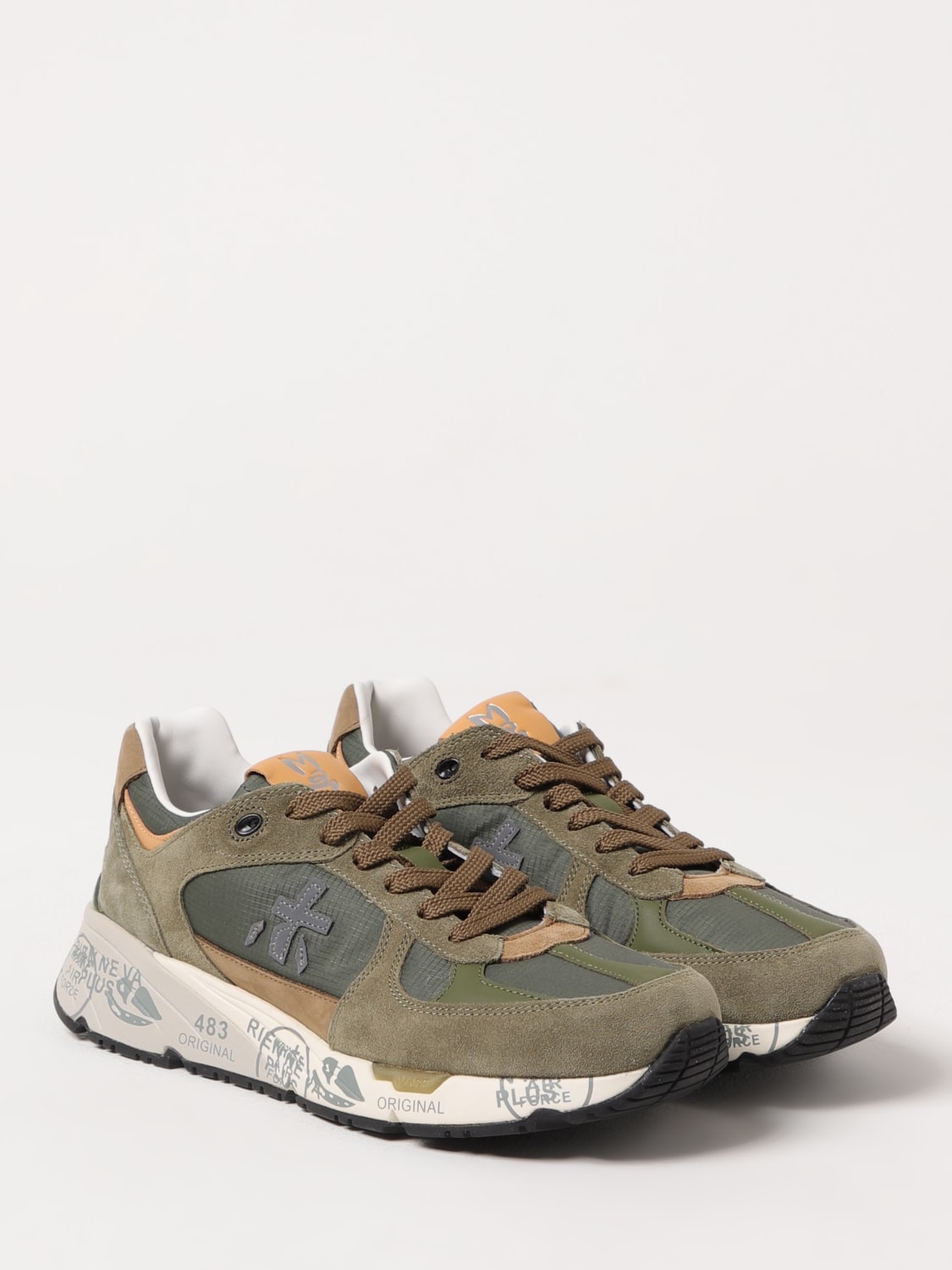 スニーカー PREMIATA Men Sneakers MASE 6627 Green MASE 6627