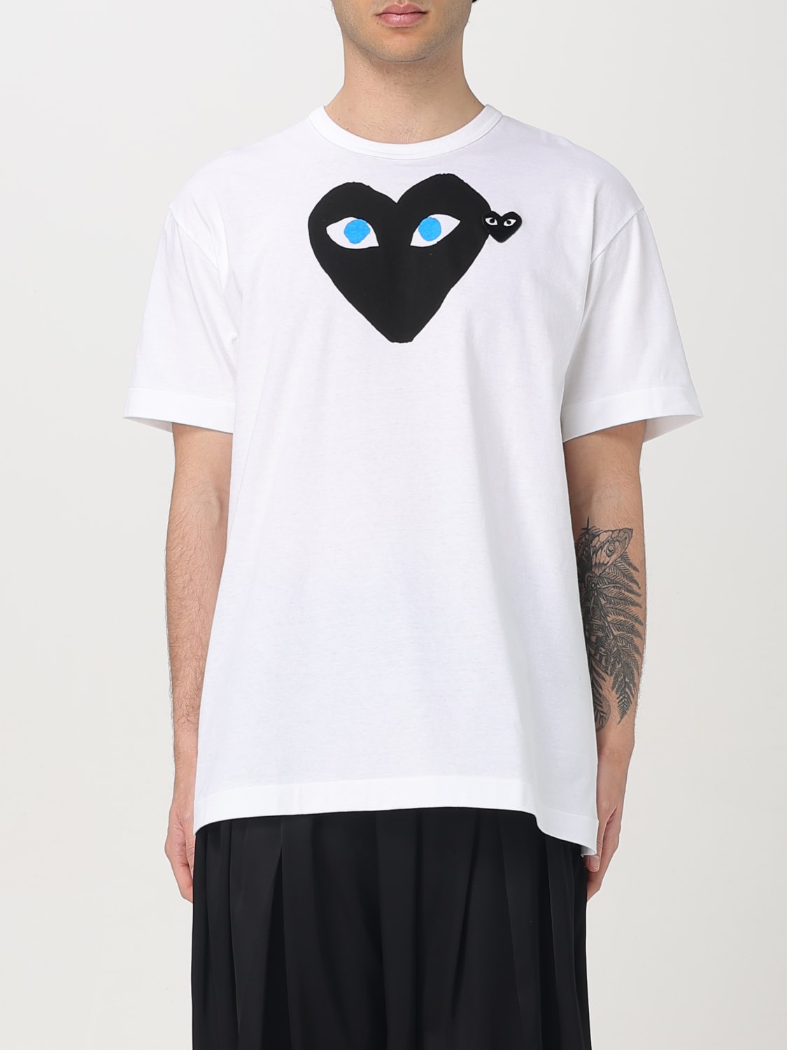 Tシャツ・カットソー COMME DES GARCONS PLAY Men T-shirt White AXT088051 1 COMME DES GARCONS PLAY: Polo shirt men - White | Comme Des
