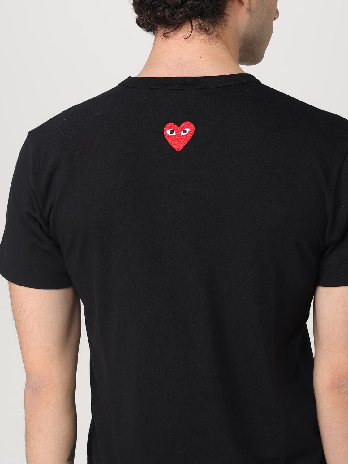 COMME DES GARÇONS PLAY T-SHIRT: Polo homme Comme Des Garçons Play, Noir - Img 3