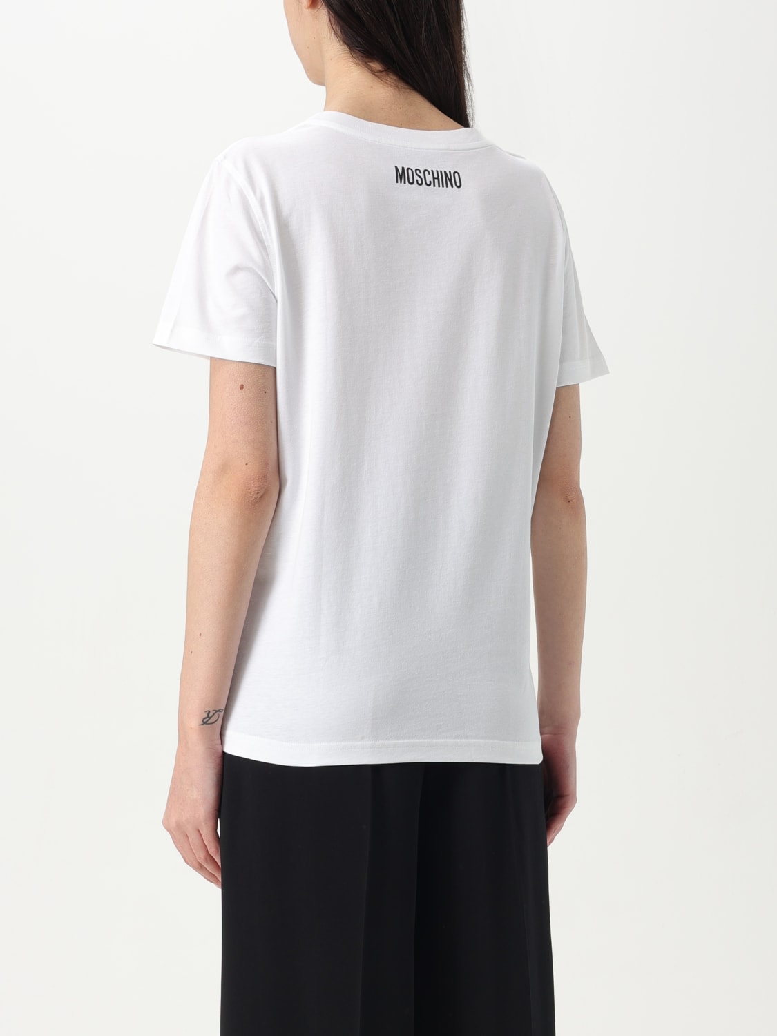 Tシャツ・カットソー MOSCHINO COUTURE Woman T-Shirt White 07110541 1001 MOSCHINO COUTURE: T-shirt woman - White | Moschino Couture t