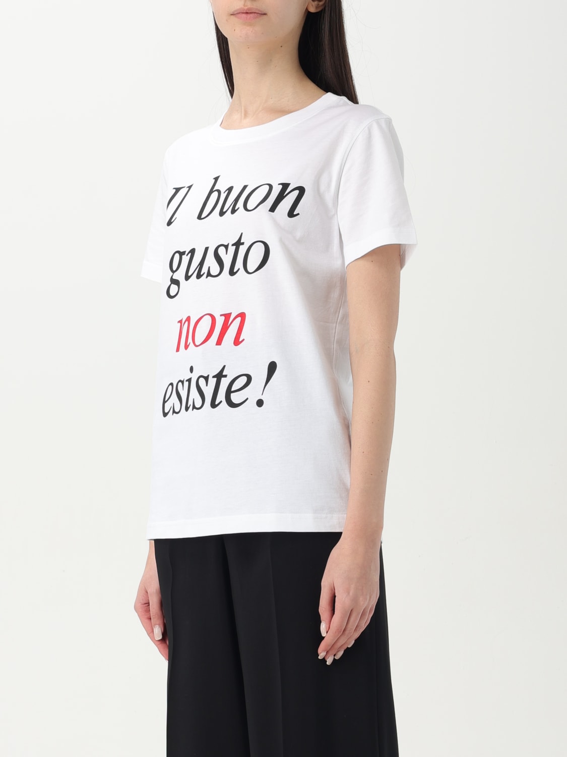 Tシャツ・カットソー MOSCHINO COUTURE Woman T-Shirt White 07170441 1001 MOSCHINO COUTURE: T-shirt woman - White | Moschino Couture t