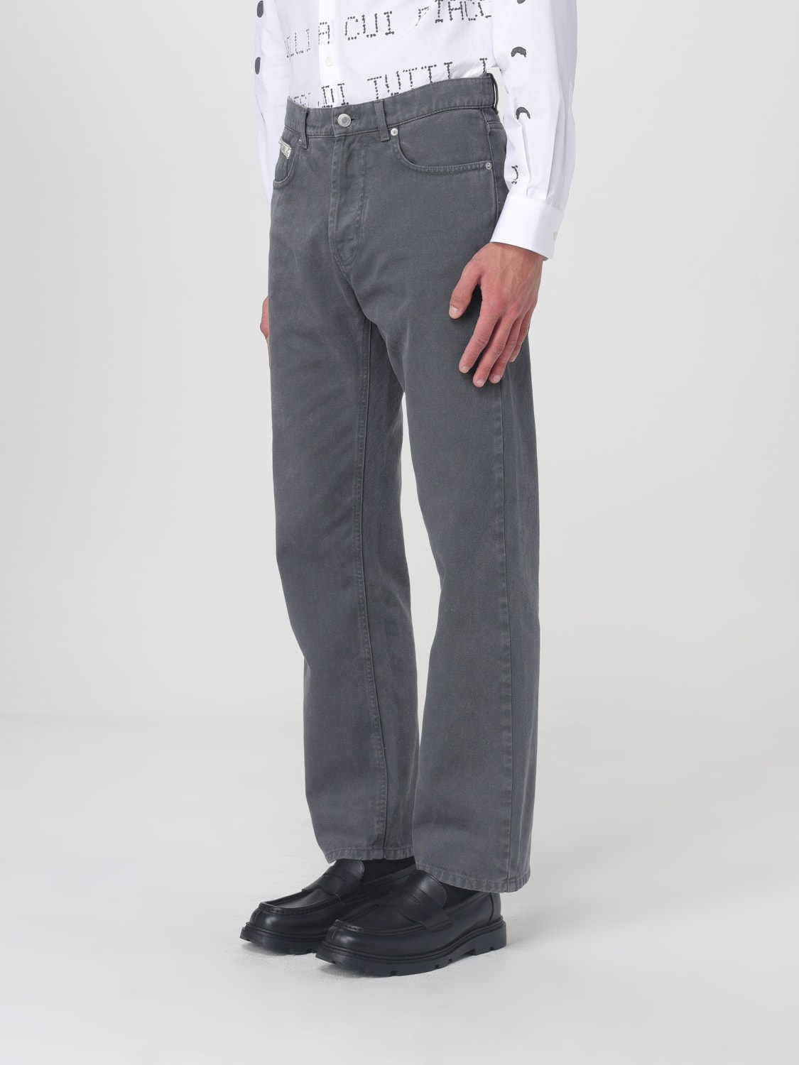 MOSCHINO COUTURE JEANS: Pants men Moschino Couture, Black - Img 4