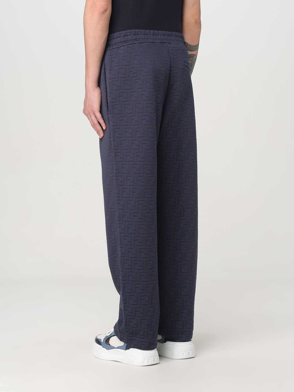 FENDI HOSE: Hose herren Fendi, Blau - Img 3