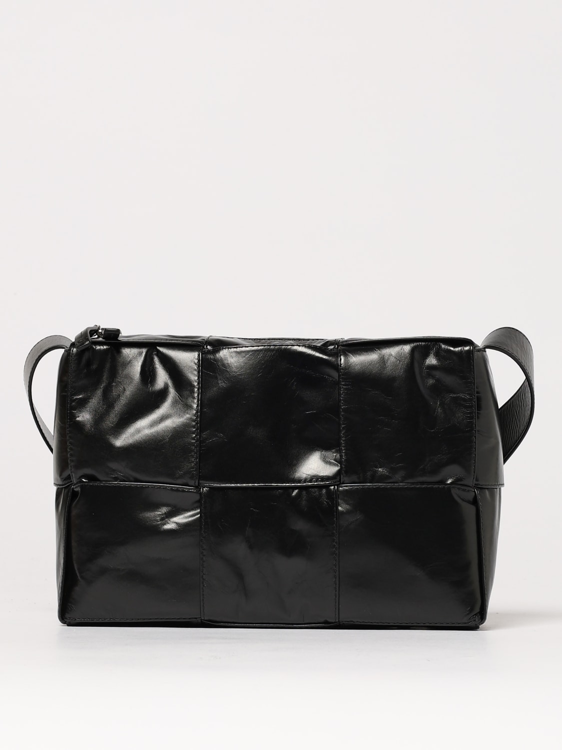 BOTTEGA VENETA SHOULDER BAG: Bags men Bottega Veneta, Black - Img 1
