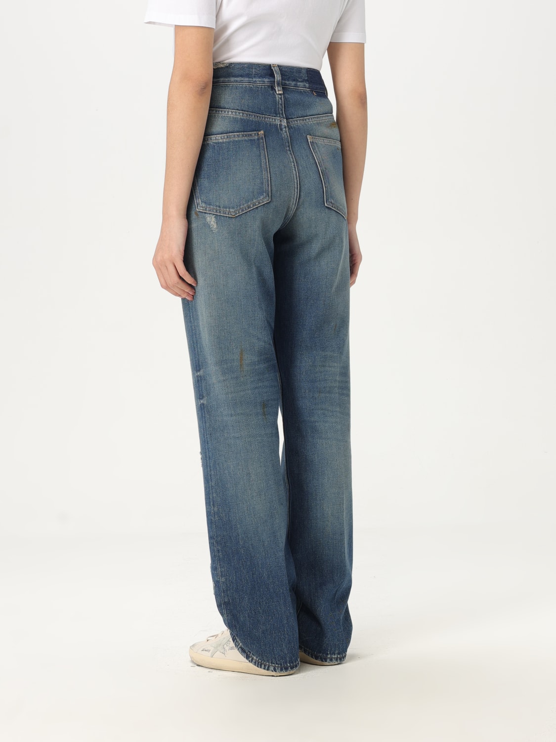 GOLDEN GOOSE JEANS: Jeans femme Golden Goose, Bleu - Img 2