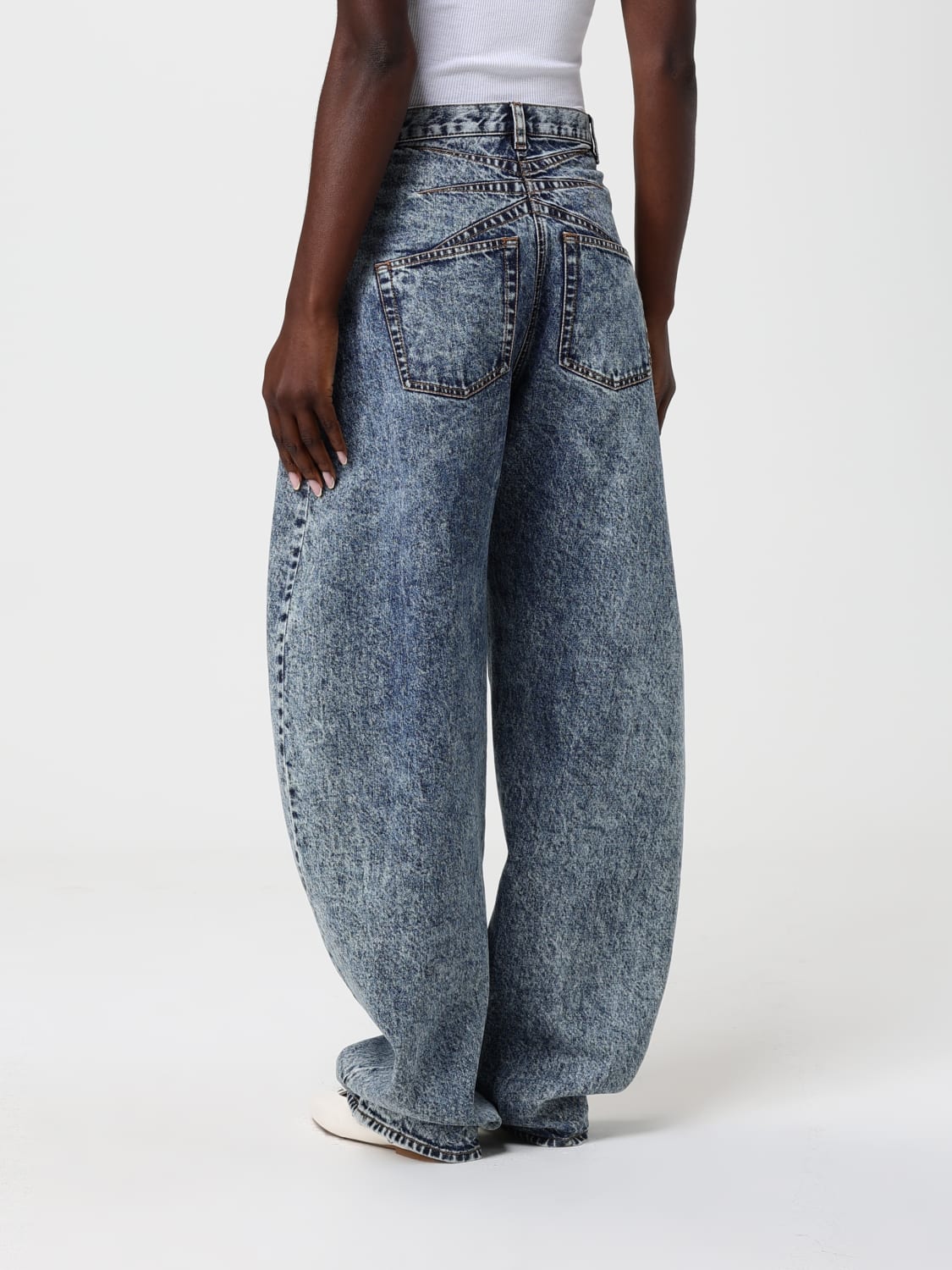 ALAÏA JEANS: Jeans woman AlaÏa, Blue - Img 3