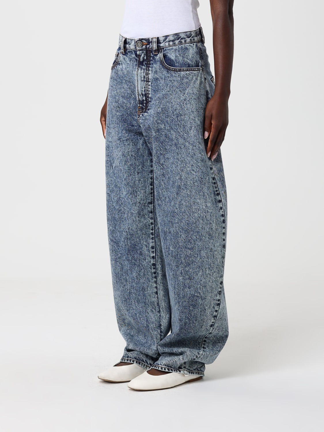 ALAÏA JEANS: Jeans woman AlaÏa, Blue - Img 4