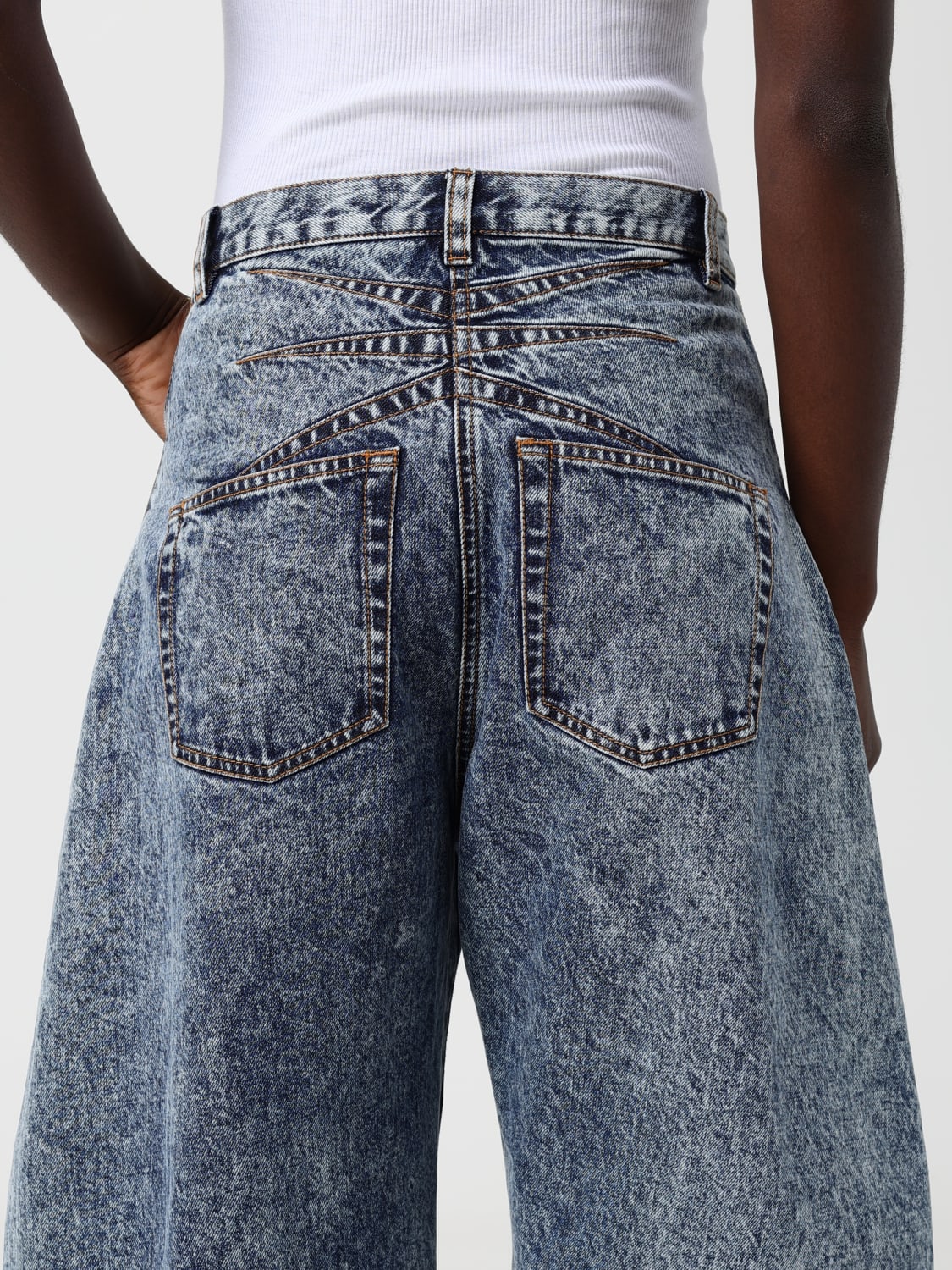 ALAÏA JEANS: Jeans woman AlaÏa, Blue - Img 5