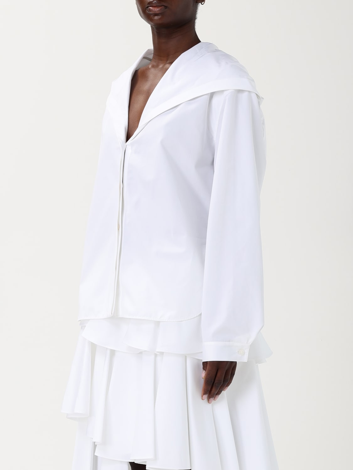 ALAÏA CHEMISE: Jupe femme AlaÏa, Blanc - Img 4