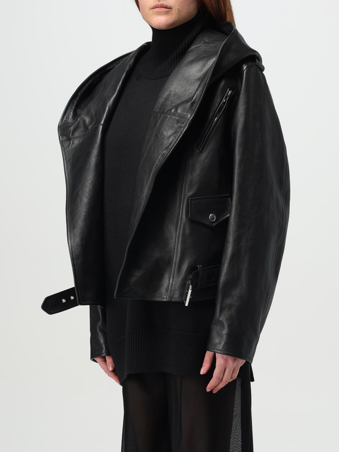 ALAÏA VESTE: Veste femme AlaÏa, Noir - Img 4