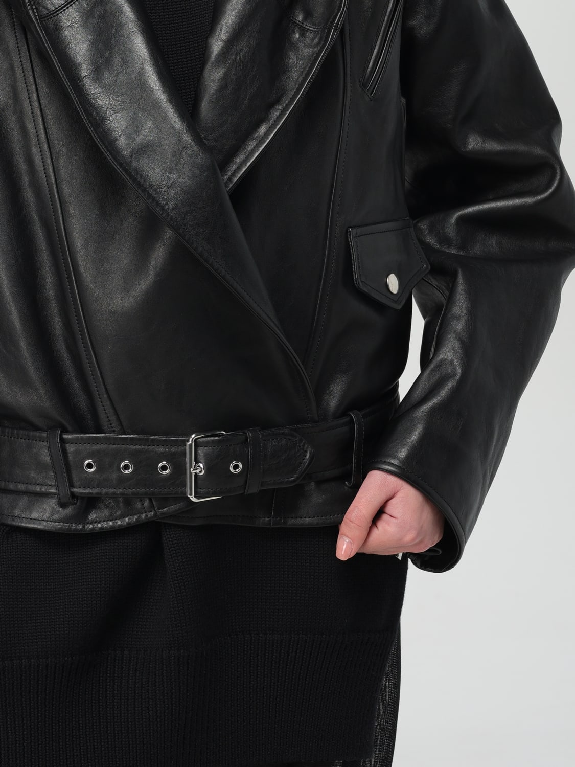 ALAÏA: Jacket woman - Black | Alaïa jacket AA9V0428L008A