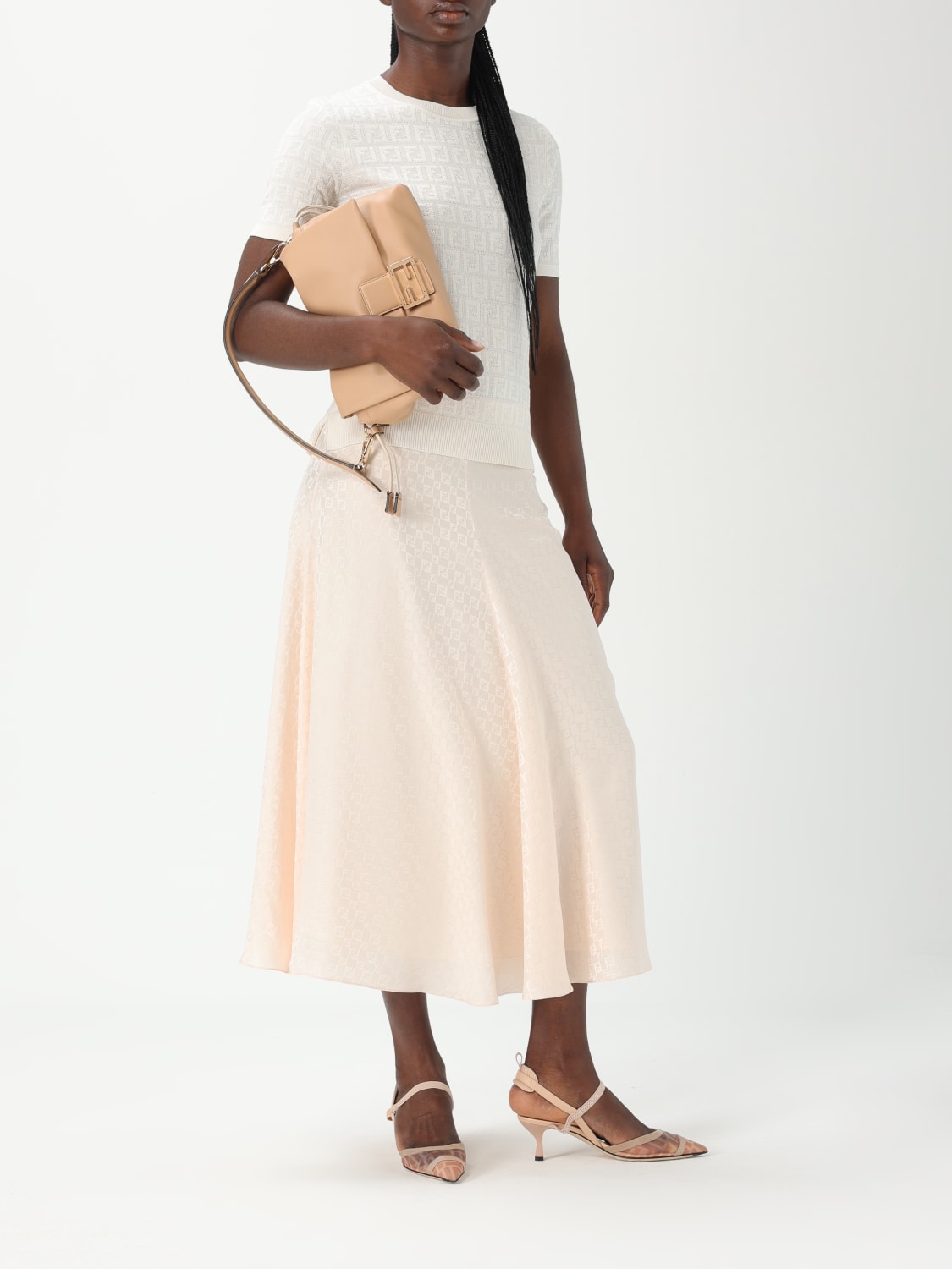 FENDI BOLSO DE HOMBRO: Bolso de hombro mujer Fendi, Rosa - Img 2