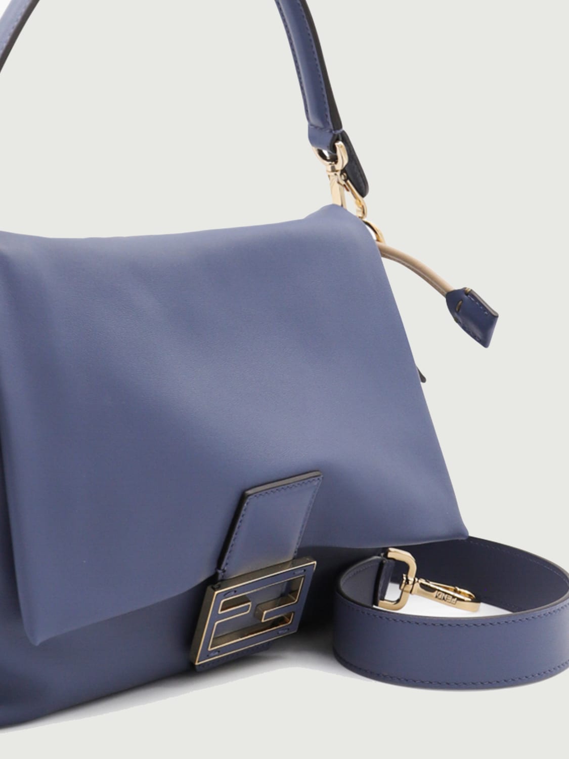 ショルダーバッグ・ポシェット FENDI Woman Shoulder bag Blueberry 8BR833AQ0D F199A FENDI: Shoulder bag woman - Blueberry | Fendi shoulder bag