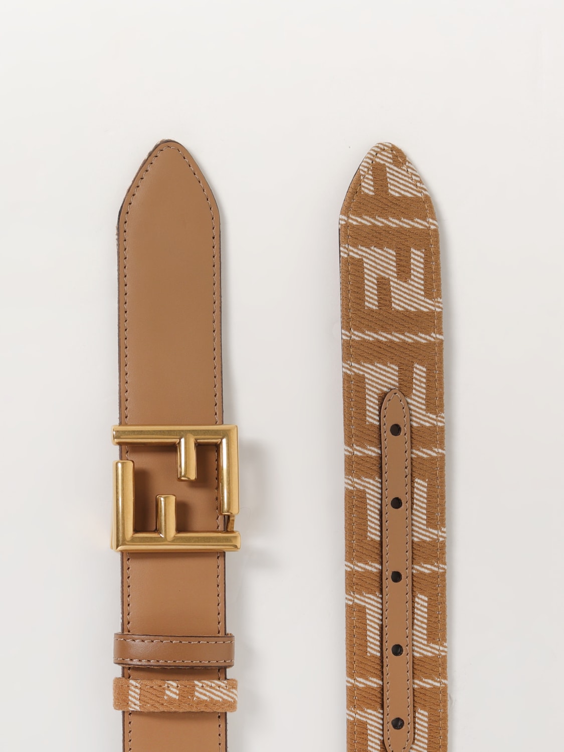 FENDI BELT: Belt woman Fendi, Brown - Img 3