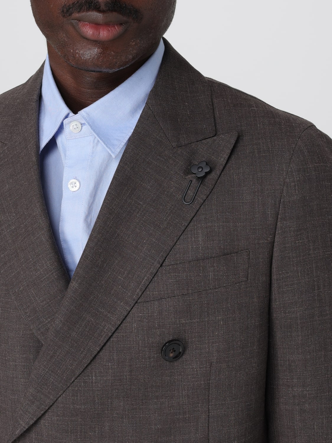 LARDINI SUIT: Suit men Lardini, Brown - Img 5