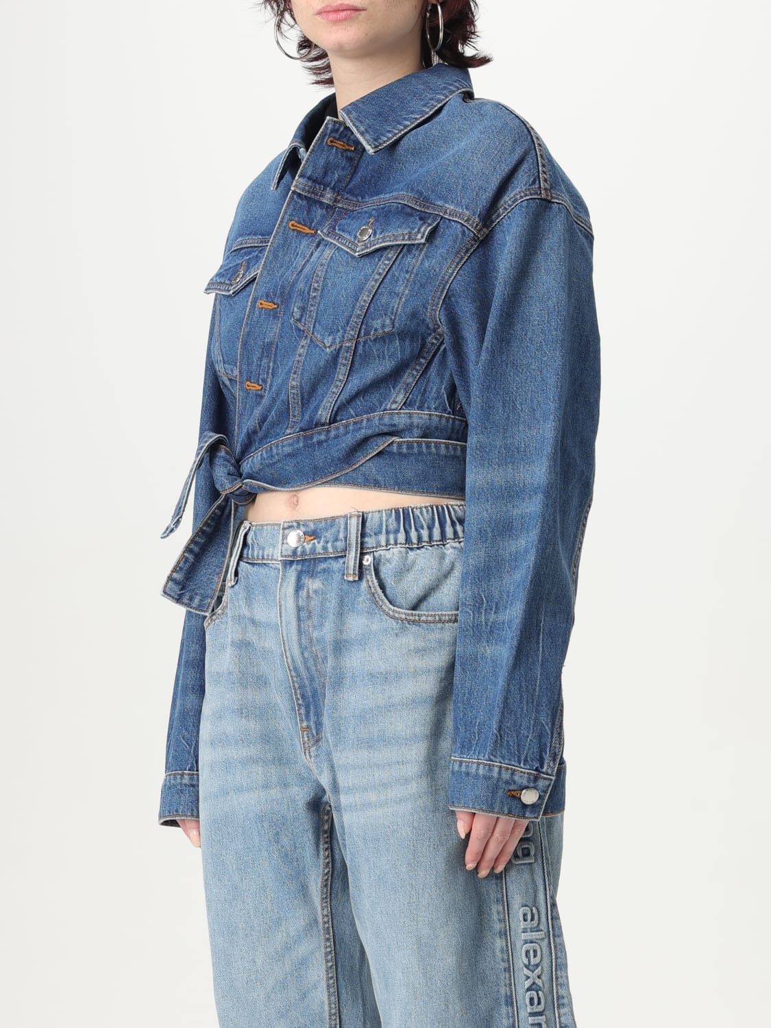 ALEXANDER WANG VESTE: Veste femme Alexander Wang, Bleu - Img 4