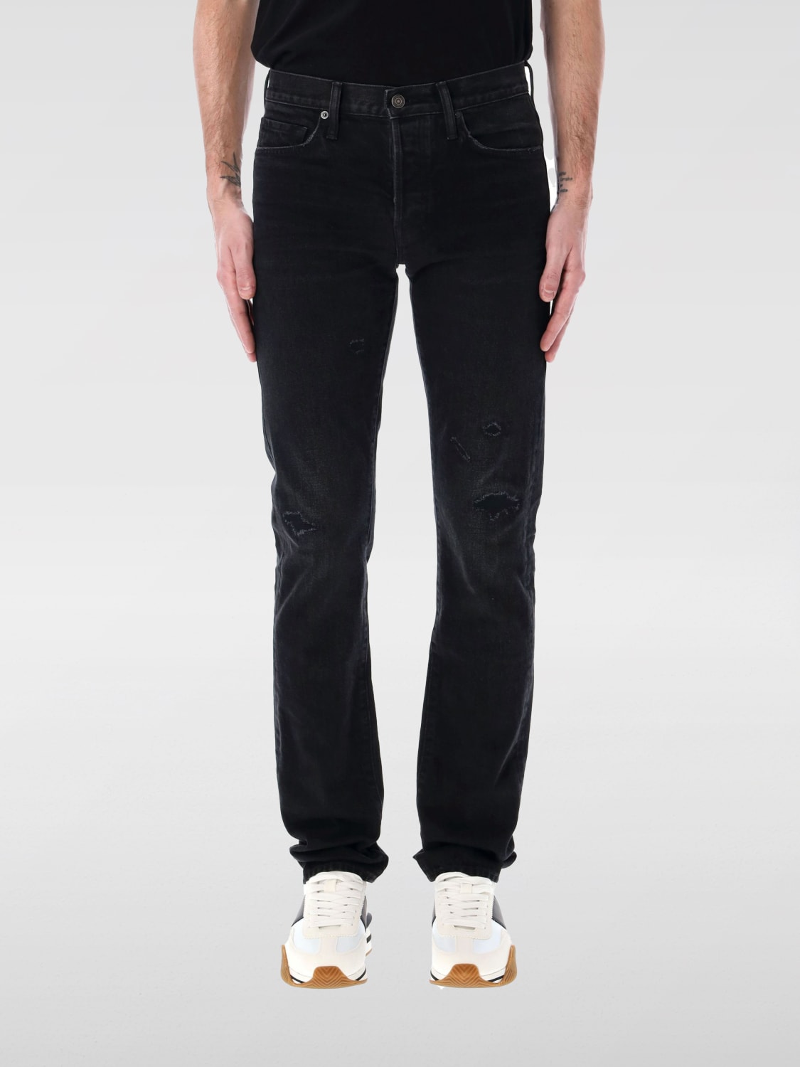 TOM FORD JEANS: Jeans men Tom Ford, Black - Img 1