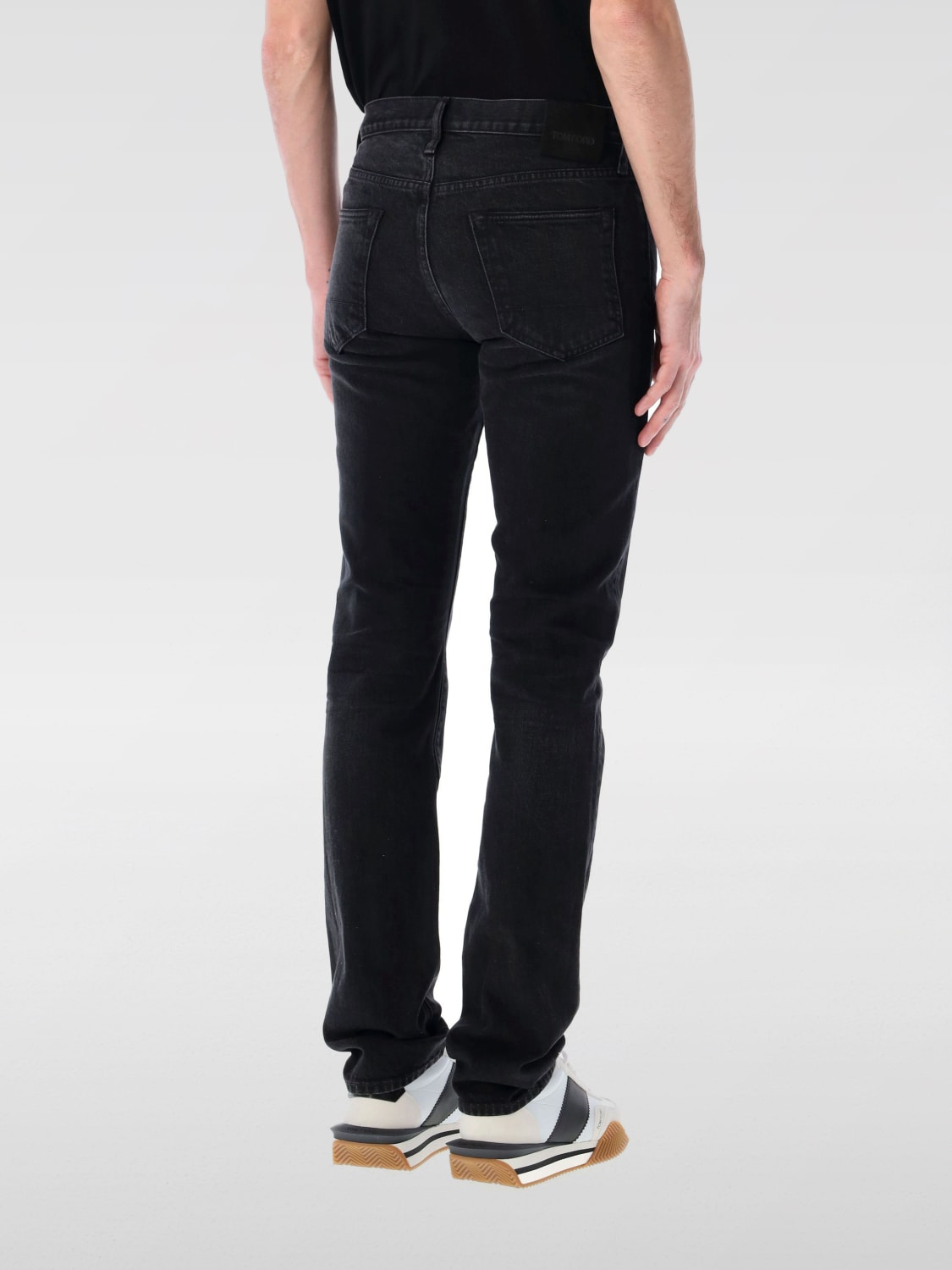 TOM FORD JEANS: Jeans men Tom Ford, Black - Img 2