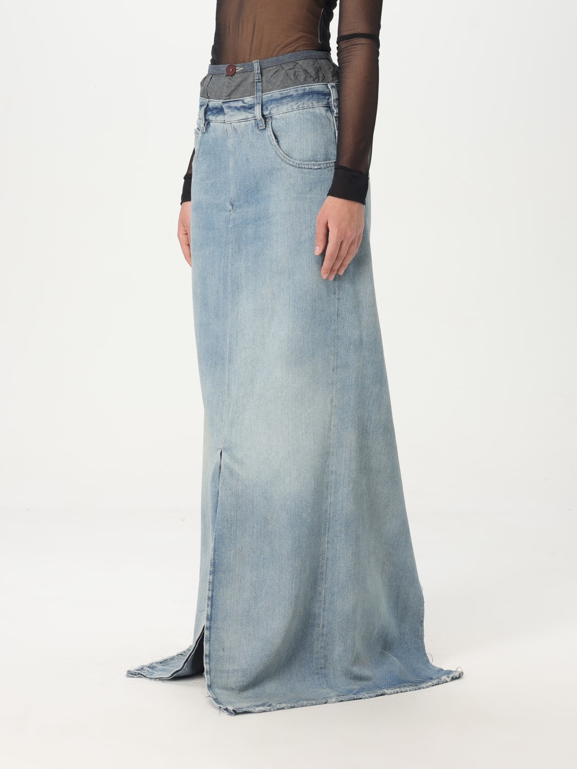 スカート MAISON MARGIELA Woman Skirt Blue S51MI0006S30383 961 MAISON MARGIELA: Skirt woman - Blue | Maison Margiela skirt
