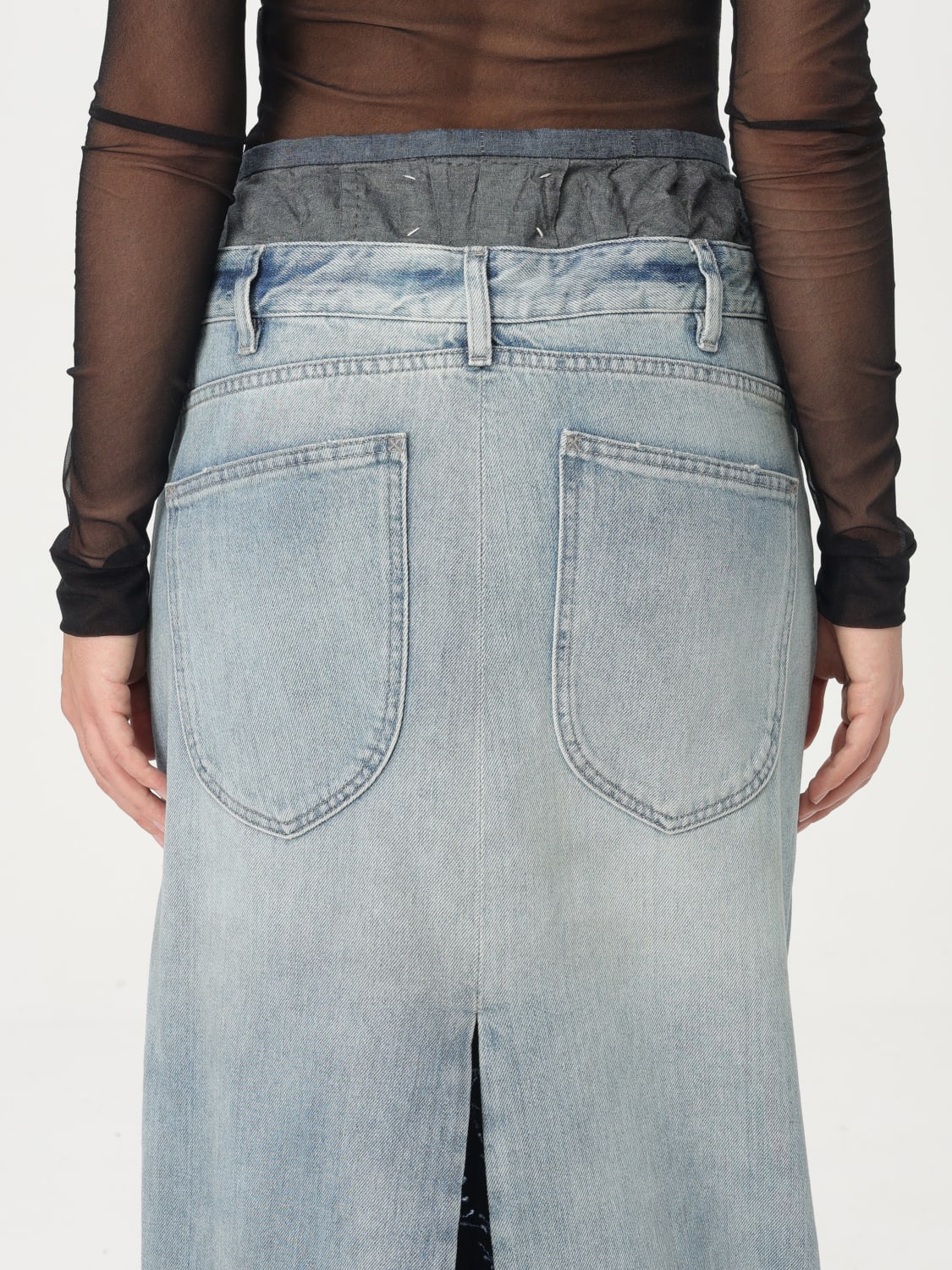スカート MAISON MARGIELA Woman Skirt Blue S51MI0006S30383 961 MAISON MARGIELA: Skirt woman - Blue | Maison Margiela skirt