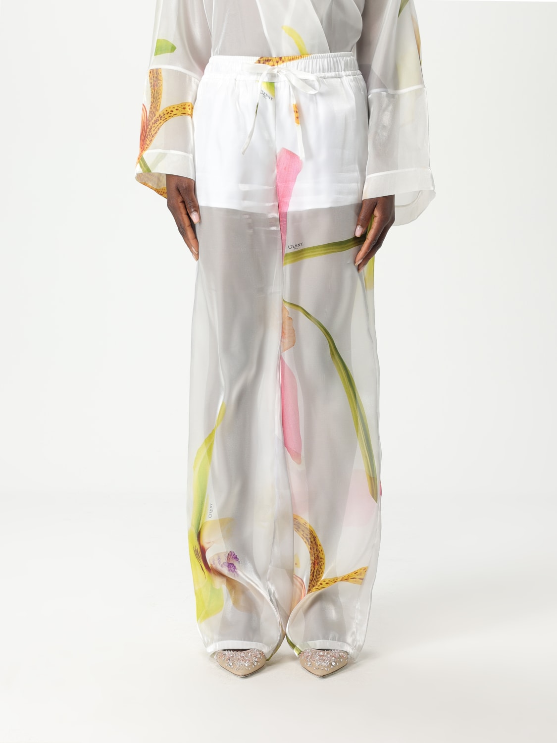 GENNY PANTS: Pants woman Genny, White - Img 1