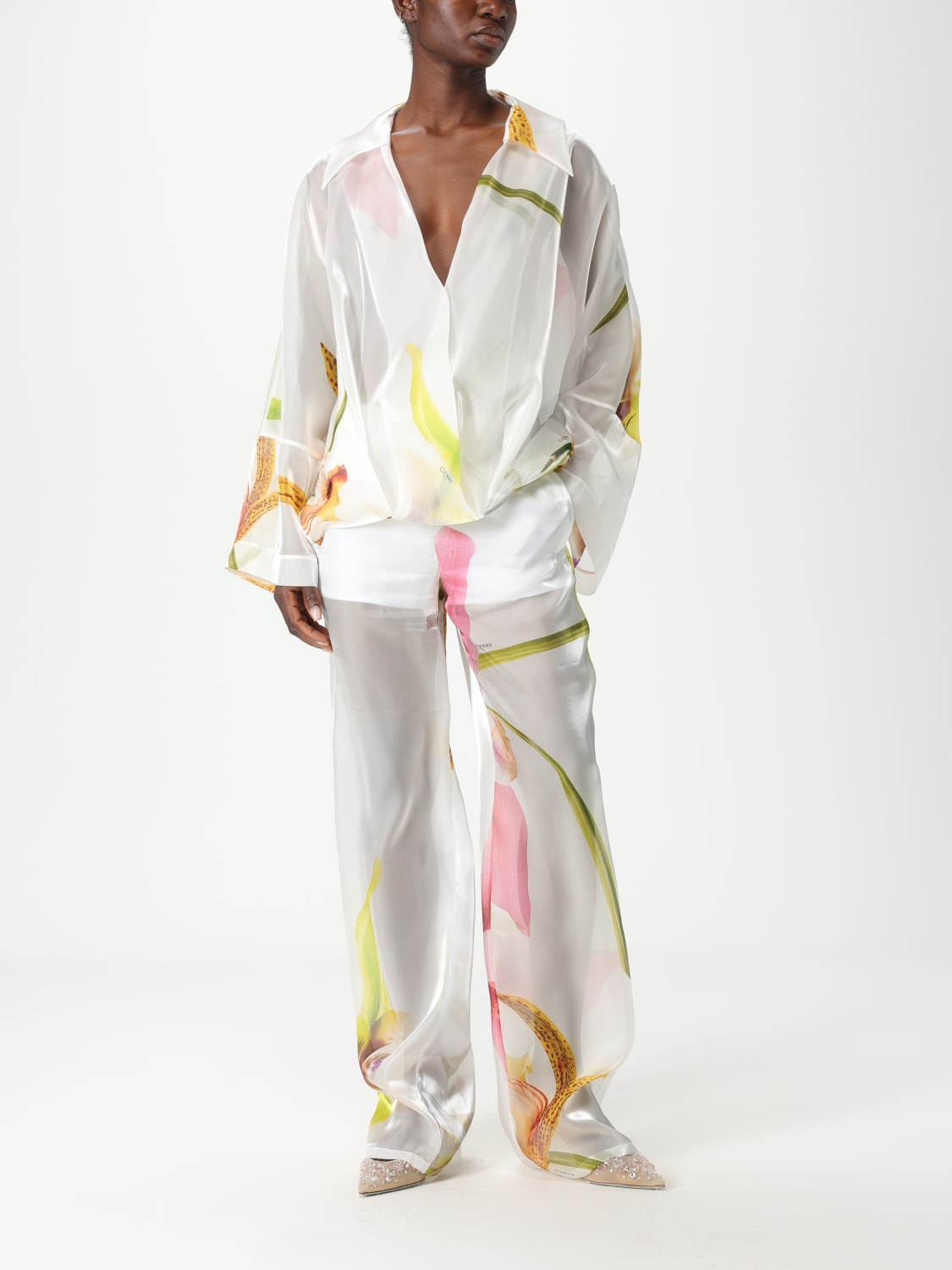 GENNY PANTS: Pants woman Genny, White - Img 2