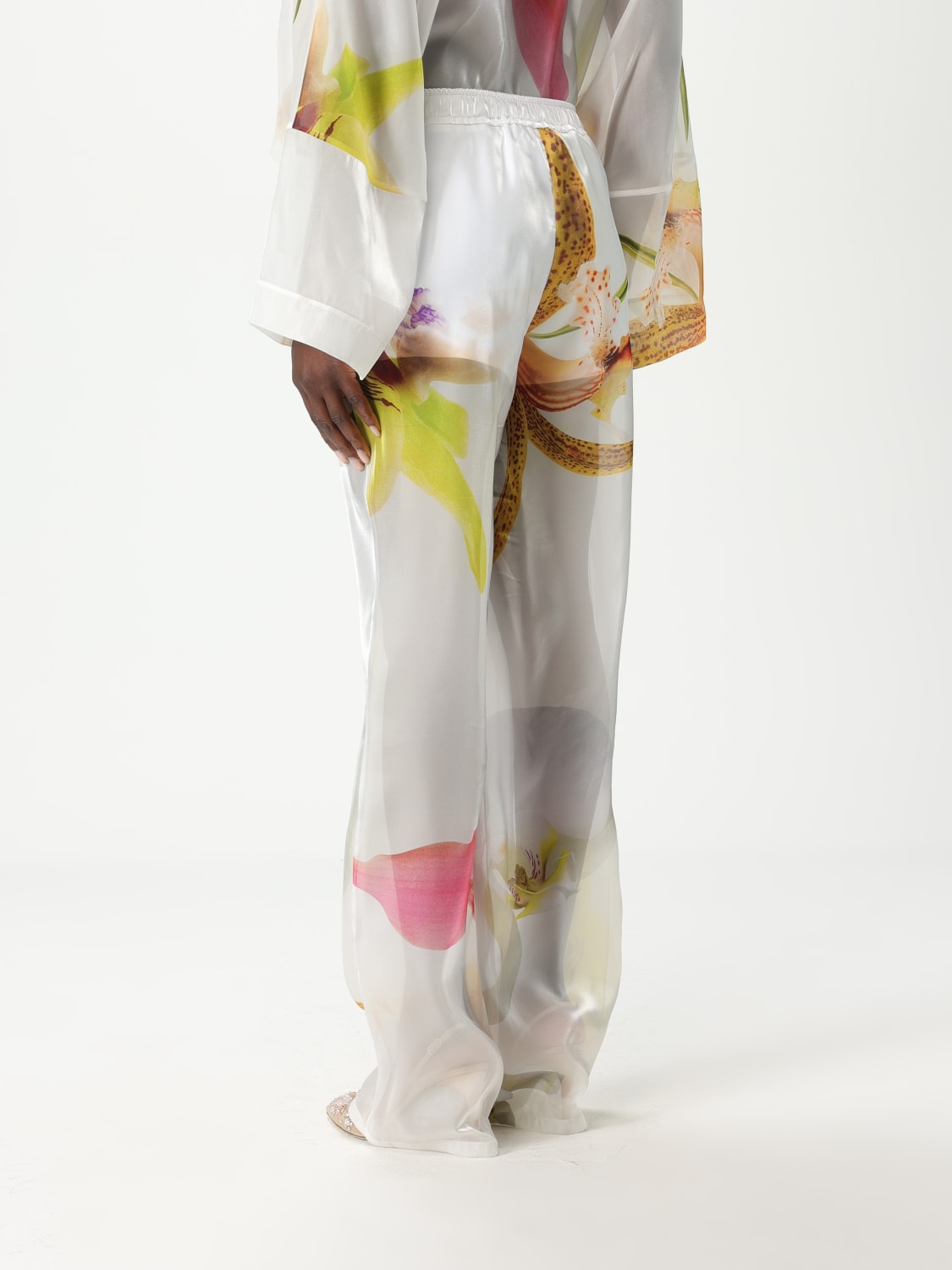 GENNY PANTS: Pants woman Genny, White - Img 3