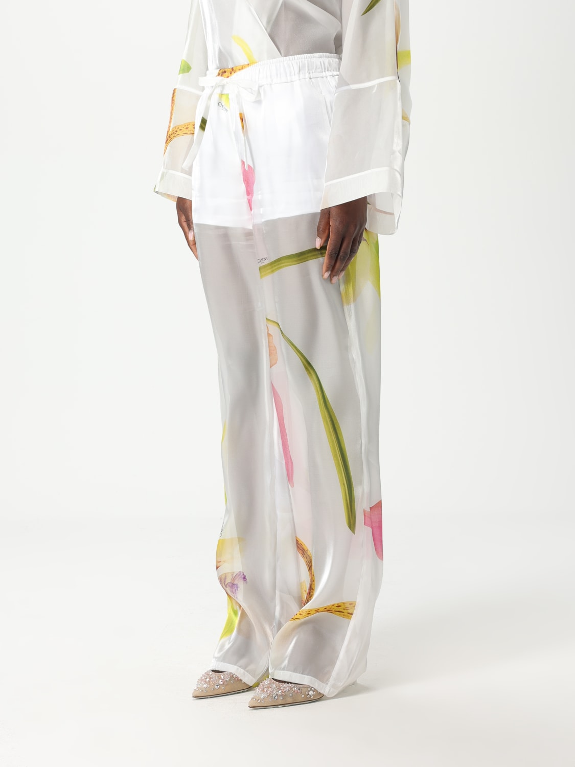 GENNY PANTS: Pants woman Genny, White - Img 4