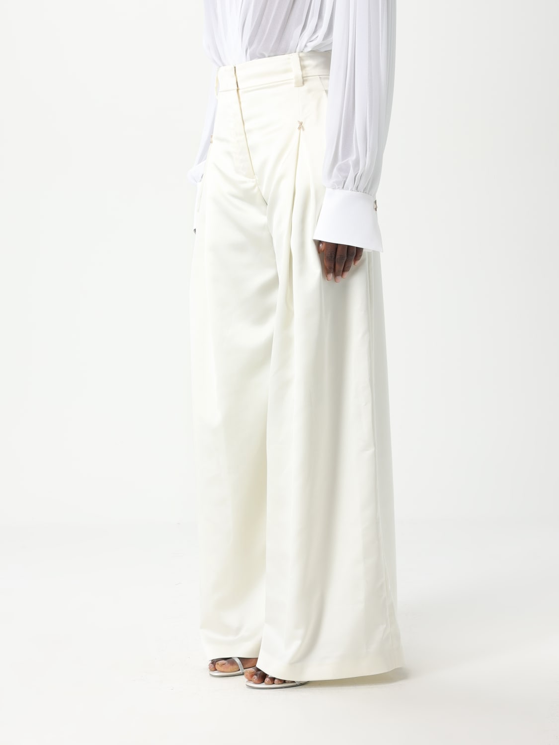 GENNY PANTS: Pants woman Genny, White - Img 4