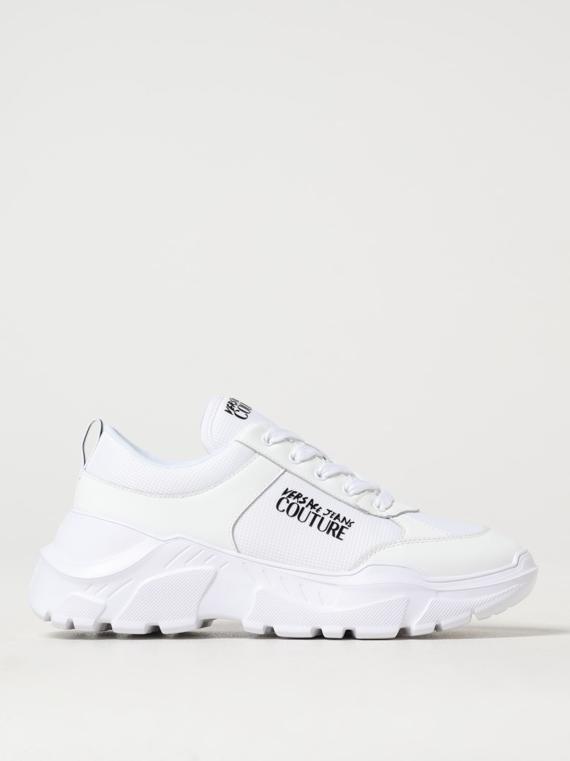 VERSACE JEANS COUTURE BASKETS: Baskets femme Versace Jeans Couture, Blanc - Img 1