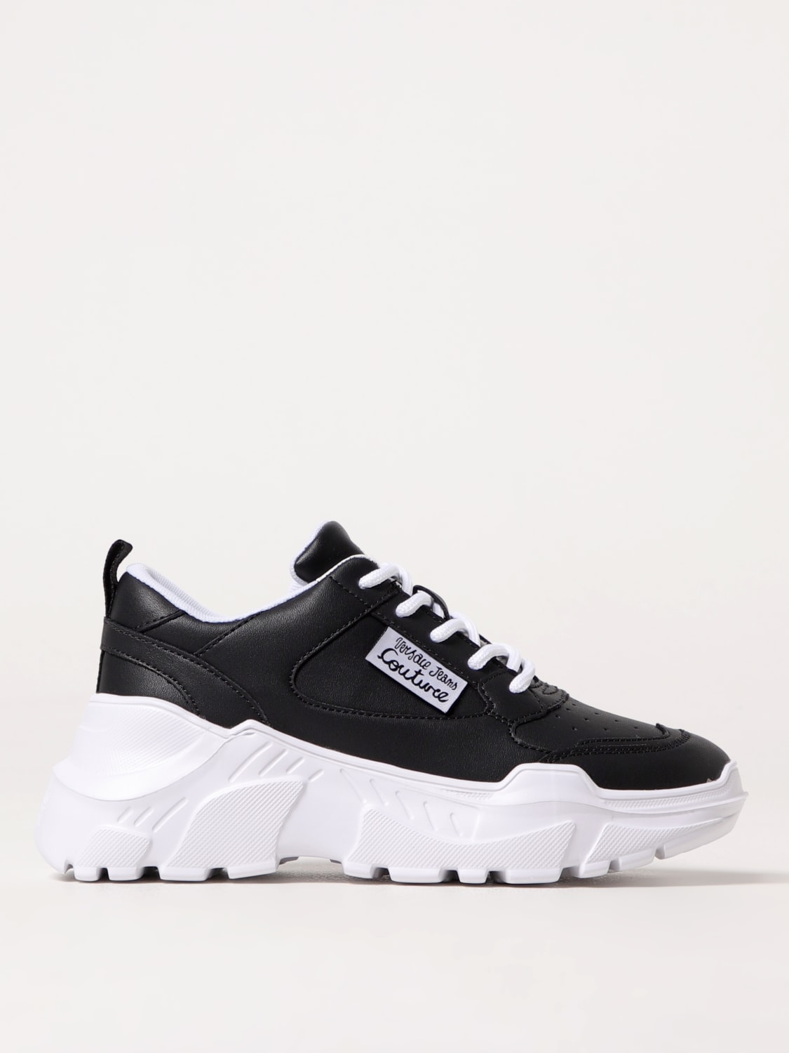 スニーカー VERSACE JEANS COUTURE Woman Sneakers Black 78VA3SC2ZPB03 899 VERSACE JEANS COUTURE: Sneakers woman - Black | Versace