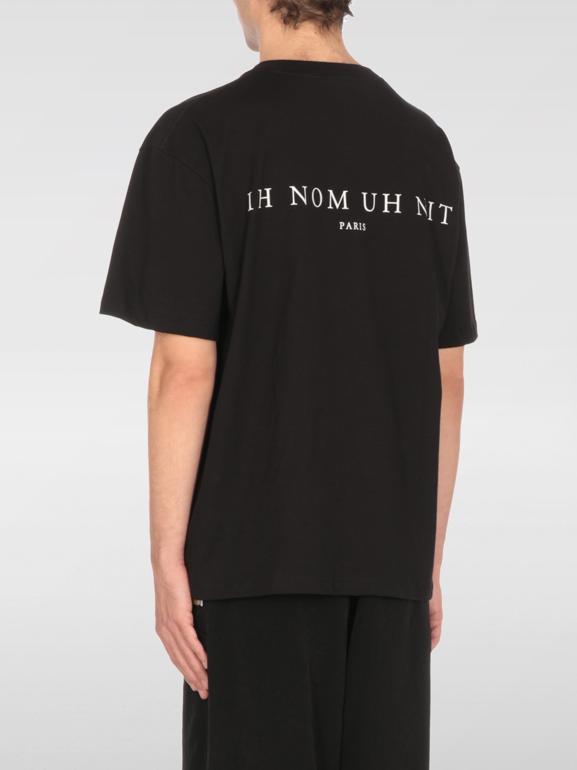 Tシャツ・カットソー IH NOM UH NIT Men T-shirt Black NUS25230 009 IH NOM UH NIT: T-shirt men - Black | Ih Nom Uh Nit t-shirt