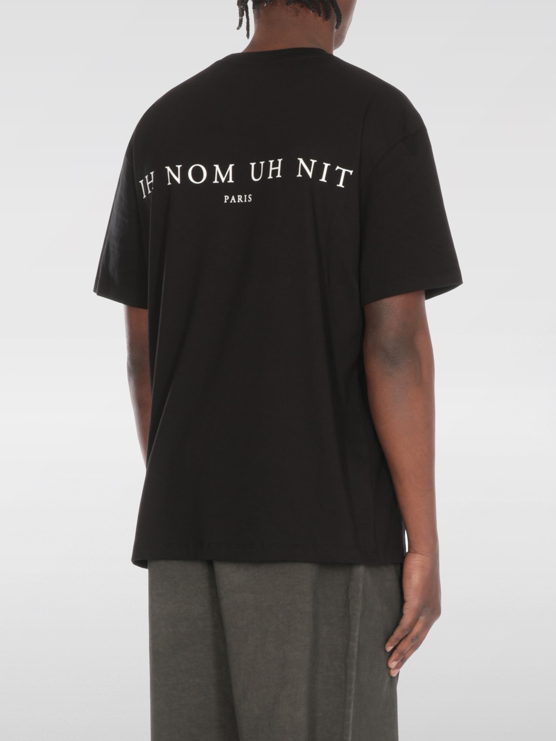 Tシャツ・カットソー IH NOM UH NIT Men T-shirt Black NUS25257 009 IH NOM UH NIT: T-shirt men - Black | Ih Nom Uh Nit t-shirt