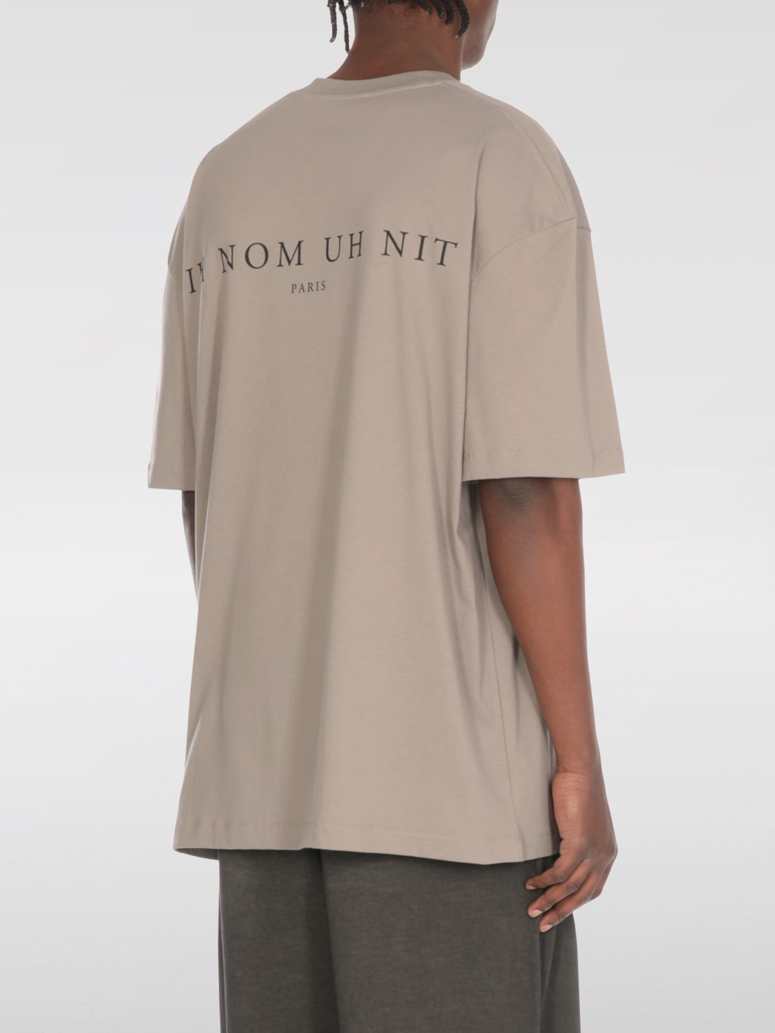 Tシャツ・カットソー IH NOM UH NIT Men T Shirts NUS25272 050 Grey IH NOM UH NIT: T-shirt men - Grey | Ih Nom Uh Nit t-shirt