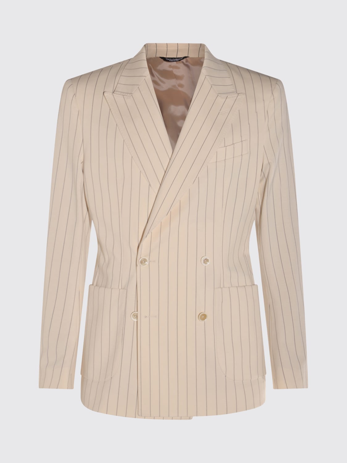 DOLCE & GABBANA JACKET: Blazer men Dolce & Gabbana, White - Img 1