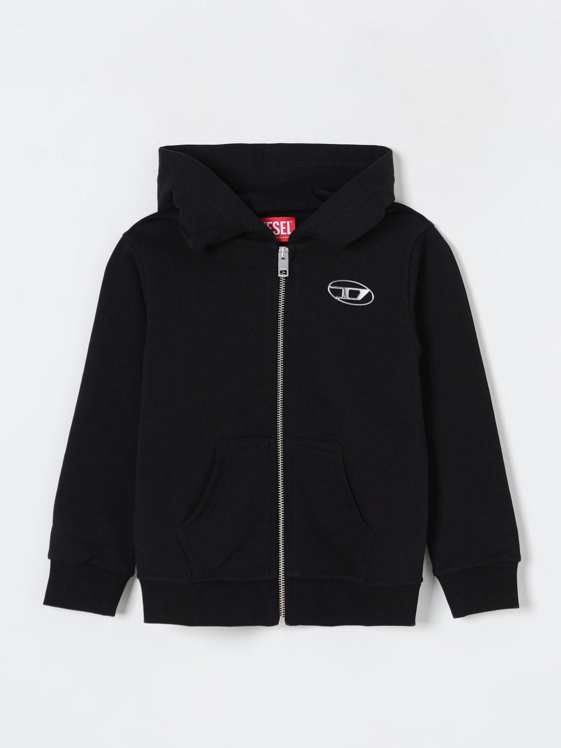 DIESEL 스웨터: 스웨터 남아 Diesel, 블랙 - Img 1