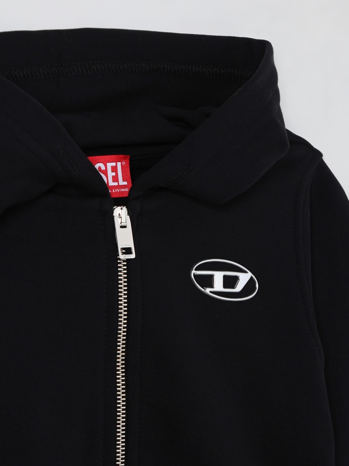 DIESEL 스웨터: 스웨터 남아 Diesel, 블랙 - Img 3