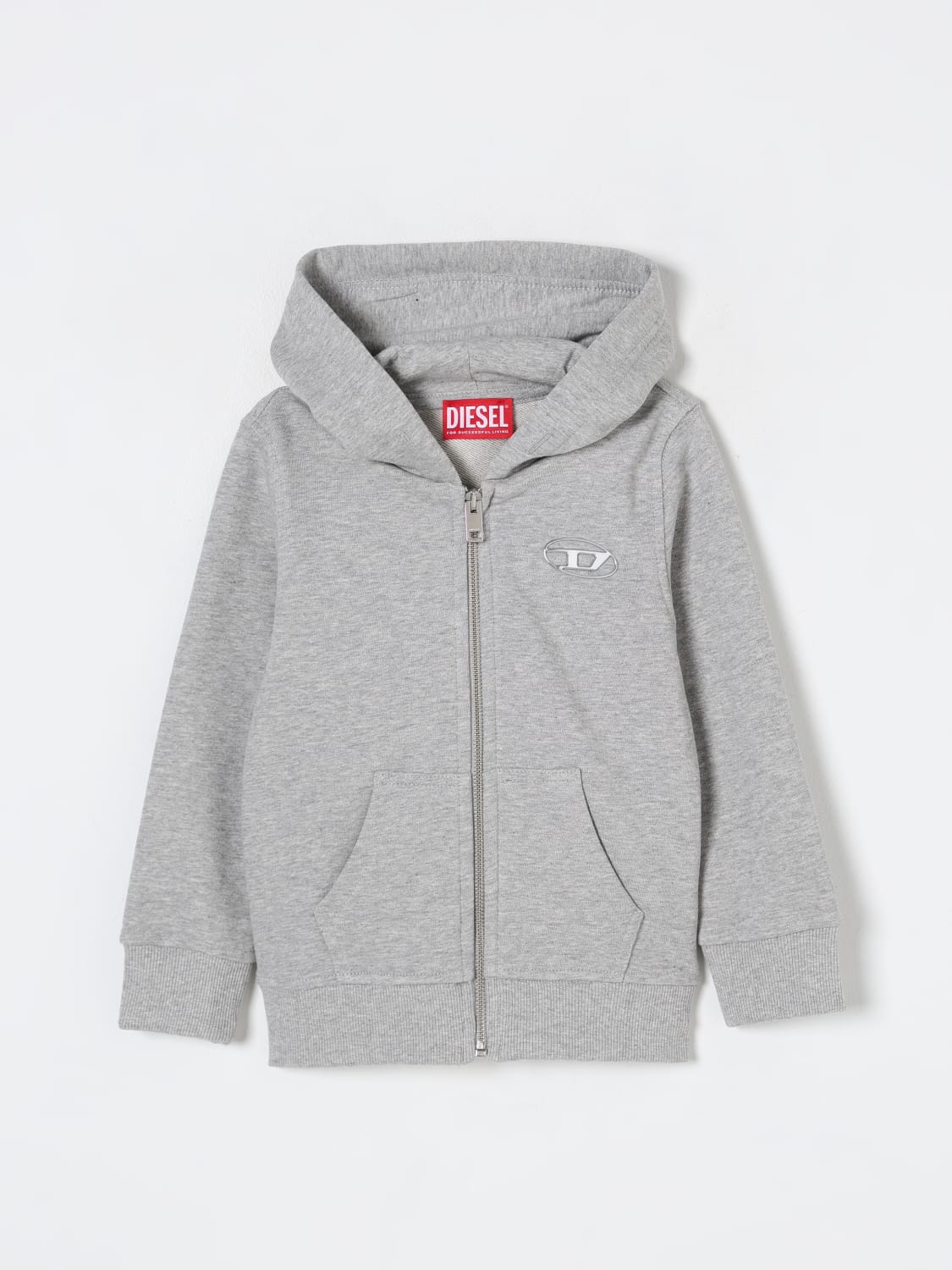 DIESEL PULLOVER: Pullover kinder Diesel, Grau - Img 1
