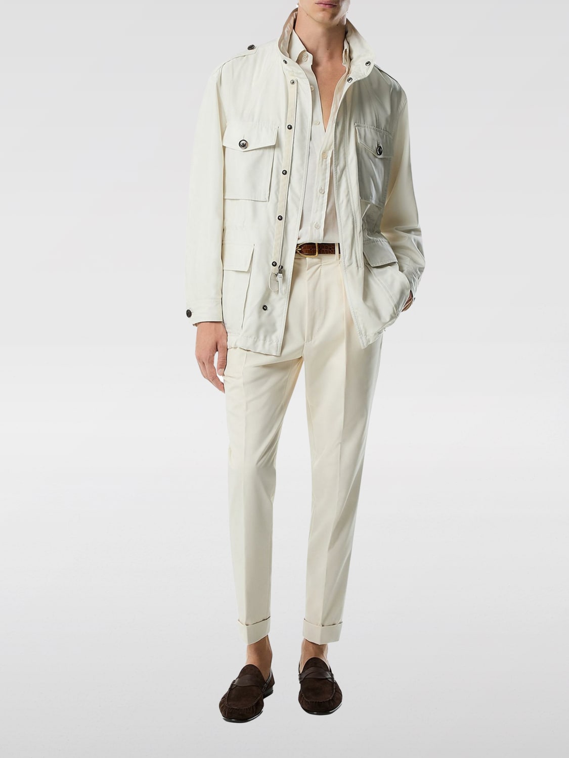 TOM FORD LOAFERS: Sandals men Tom Ford, Brown - Img 2