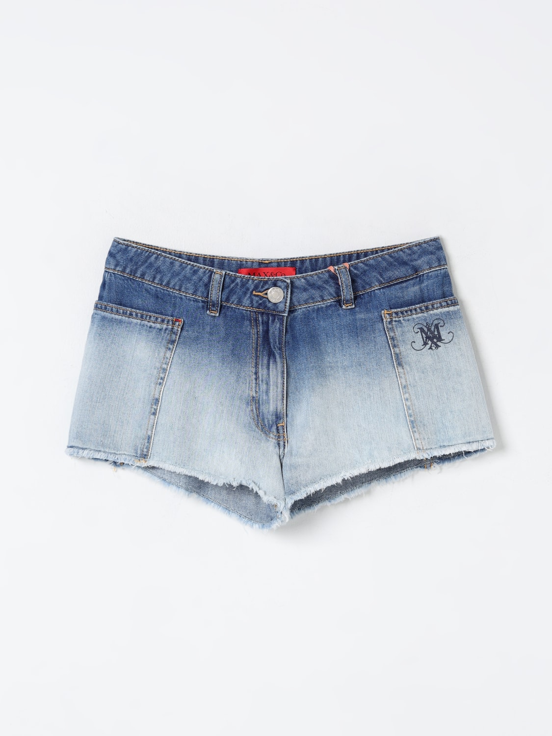 MAX&CO. KID PANTALONES CORTOS: Pantalones cortos niños Max&co. Kid, Denim - Img 1