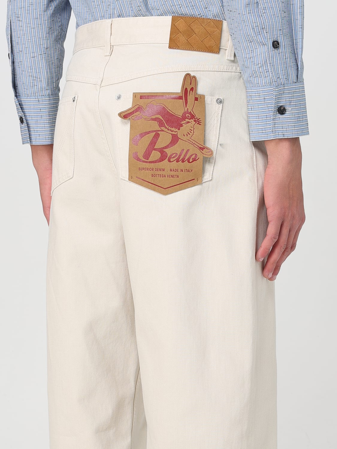 デニム・ジーパン BOTTEGA VENETA BEIGE COTTON JEANS BOTTEGA VENETA | Beige Women's Denim Pants | YOOX