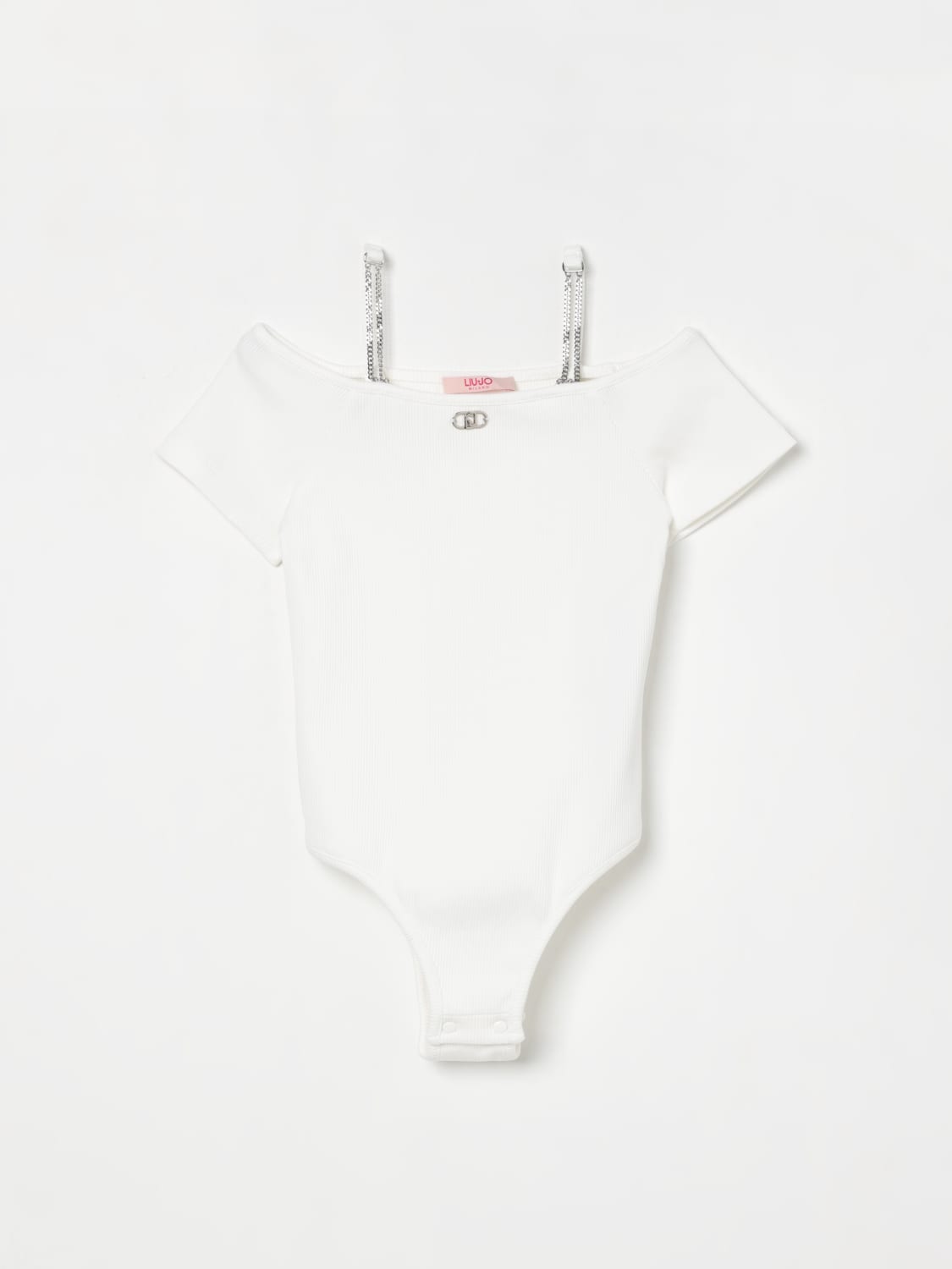 LIU JO TOP: Sweater kids Liu Jo, White - Img 1