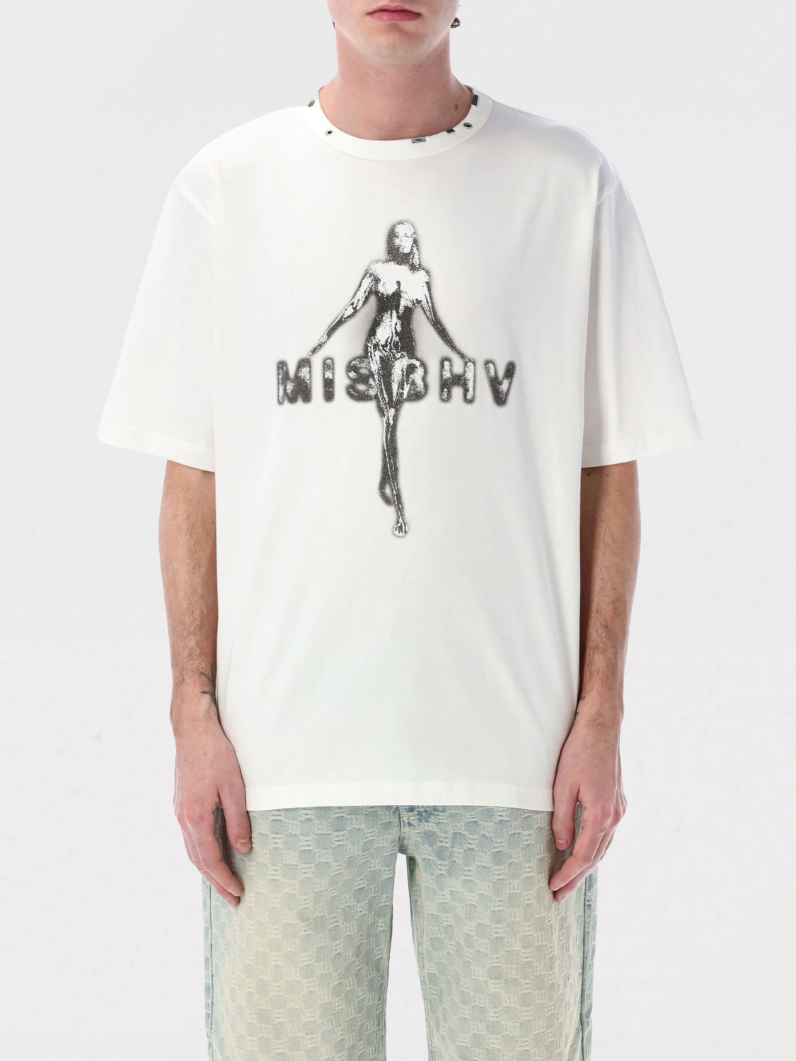 Tシャツ・カットソー MISBHV Men T-shirt White 250M124 OFFWHITE MISBHV: T-shirt men - White | Misbhv t-shirt 250M124 online