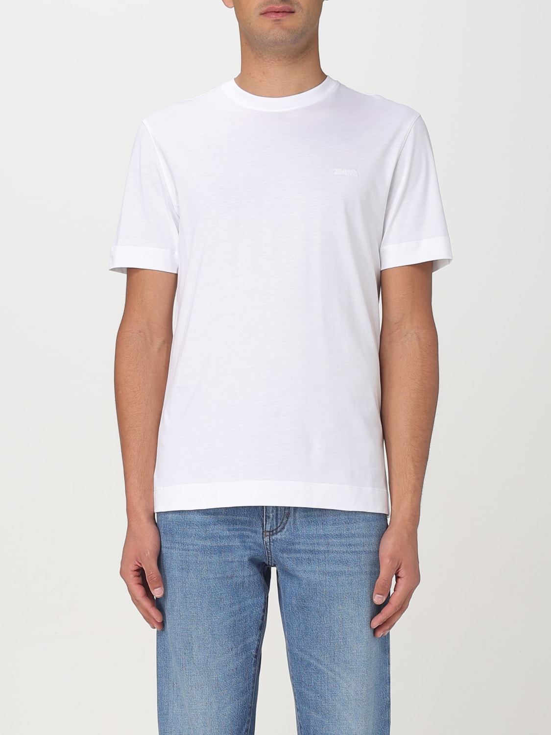 Tシャツ・カットソー ERMENEGILDO ZEGNA Men T Shirts UF360A9 F765N00 White Zegna T-Shirt - White - Men | UF360A9F765N00 | thebs.com