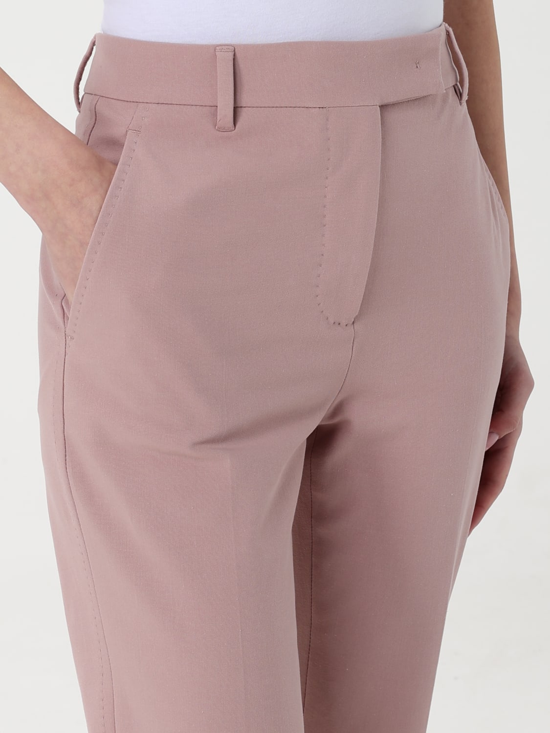 INCOTEX PANTS: Pants woman Incotex, Pink - Img 3